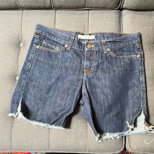 JBrand Low Rise Cutoff jean shorts, original styling, super fun to play around